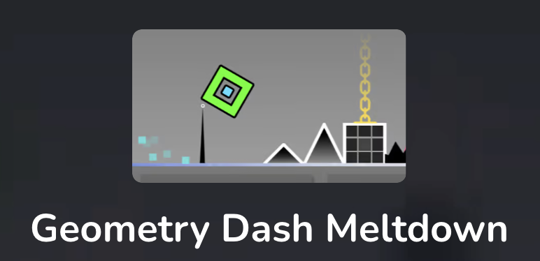 Play Geometry Dash Meltdown Games On It Brainrot Clicker undefined